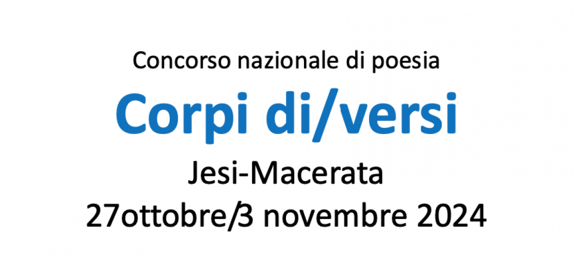 Poesia protagonista a Corpi di/versi, il bando di concorso