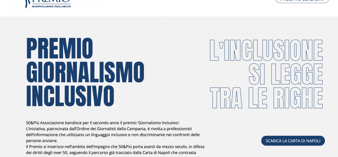 Giornalismo inclusivo, il bando della seconda edizione