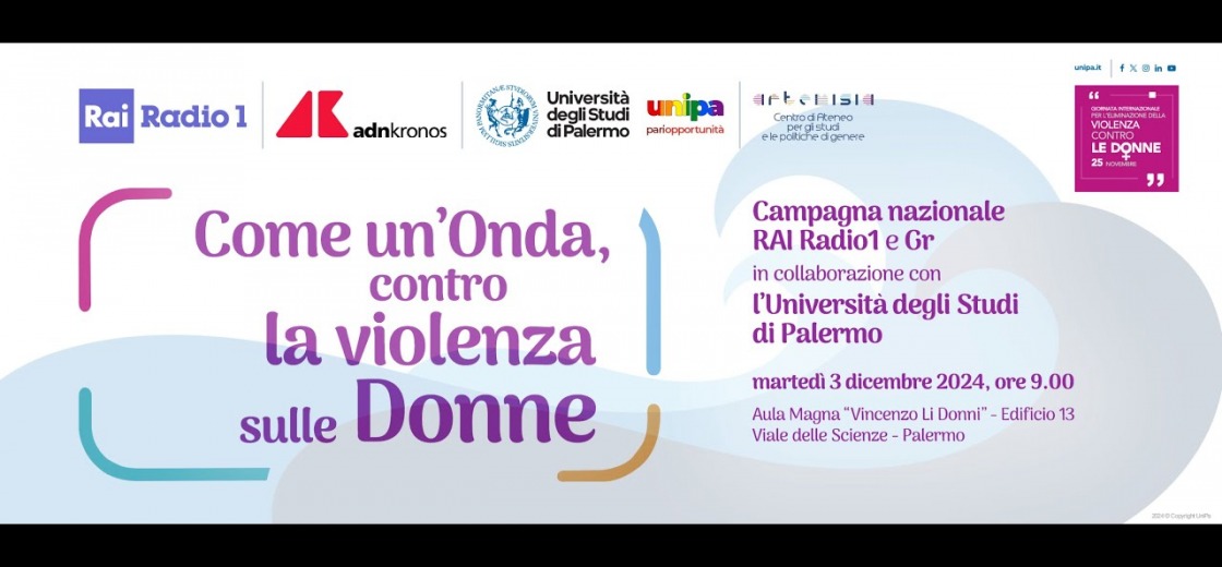 Come un'onda, a Palermo la giornata contro la violenza di genere