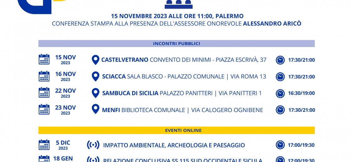 Strada Statale 115, dibattito pubblico sul progetto