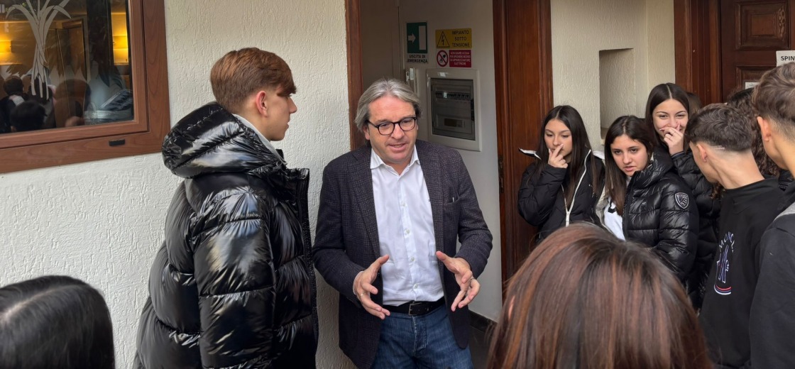 I ragazzi dell'Istituto Dalla Chiesa di Partinico in visita all'Ordine