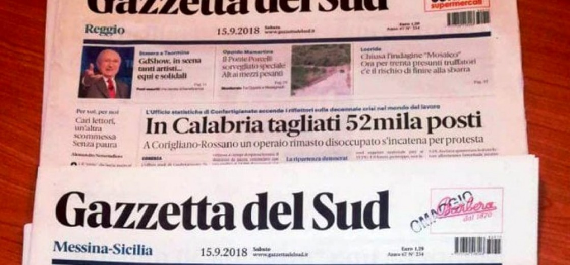 I 70 anni della Gazzetta del Sud, l'Ordine a Messina