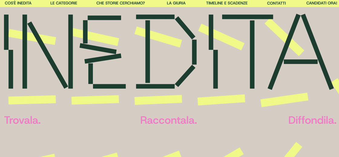 Inedita, un premio dedicato alla transizione ecologica