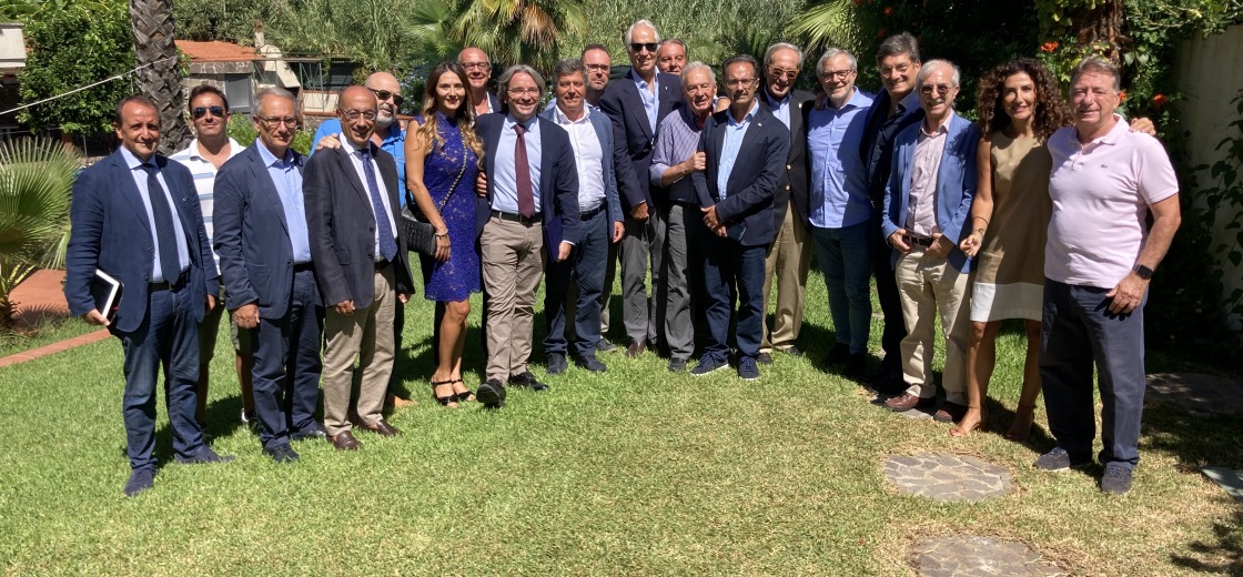 Il presidente del Coni Malagò in visita all'Ordine