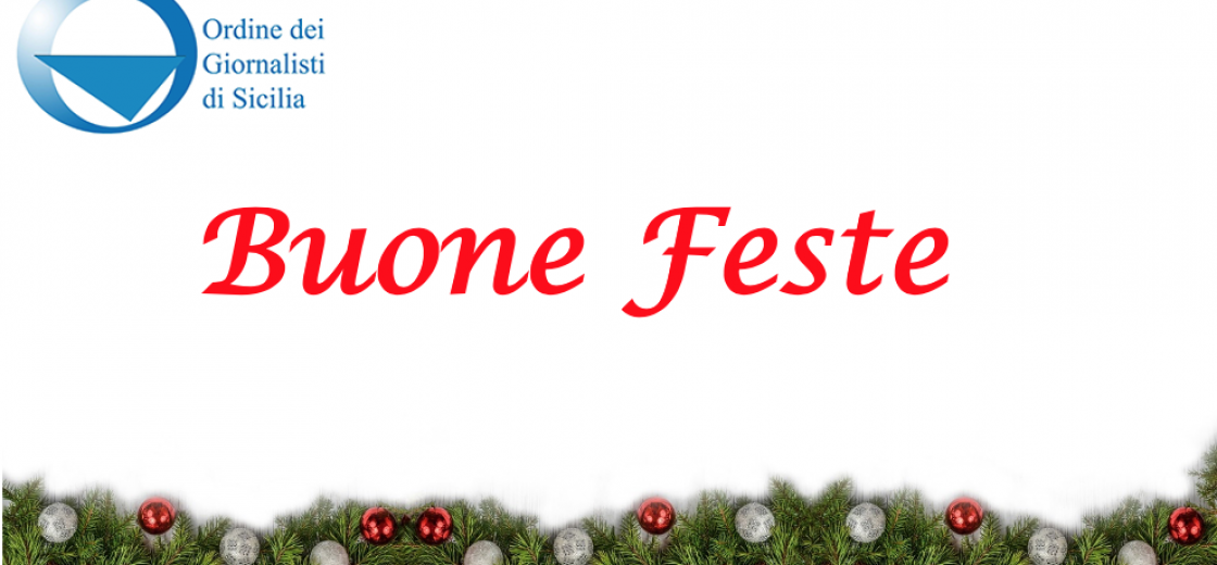 Auguri di buon Natale dall'Odg Sicilia